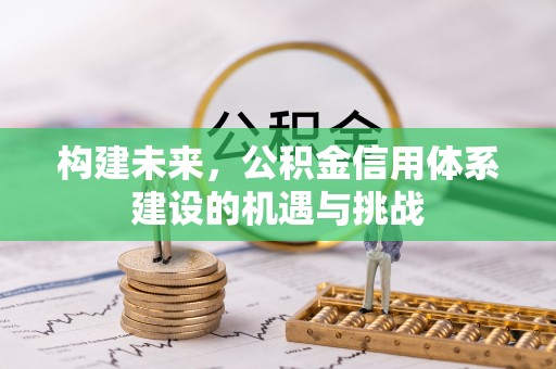 宝应县构建未来，公积金信用体系建设的机遇与挑战